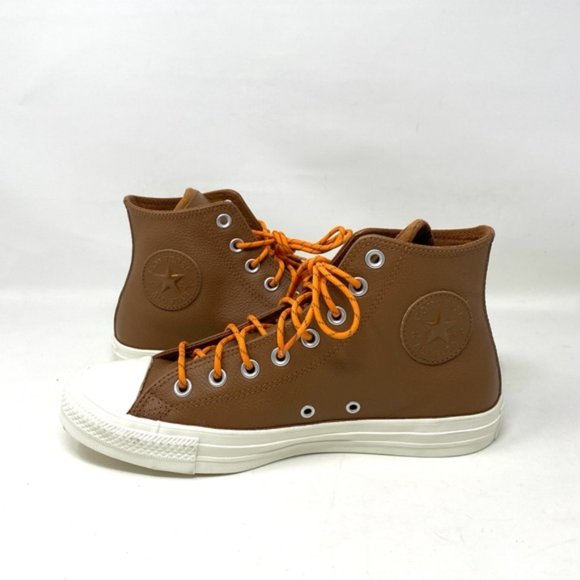 💖MEGA SALE💖Converse Chuck Taylor AS High  Leather Tan Skate Women’s   163337C - Picture 5 of 16